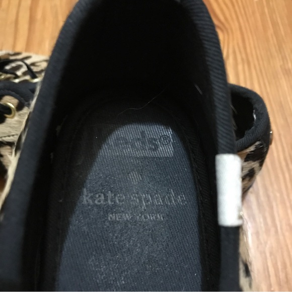 Keds Kate Spade Animal Hair Leopard Print Sneakers, EUC, 7.5 - Picture 11 of 13